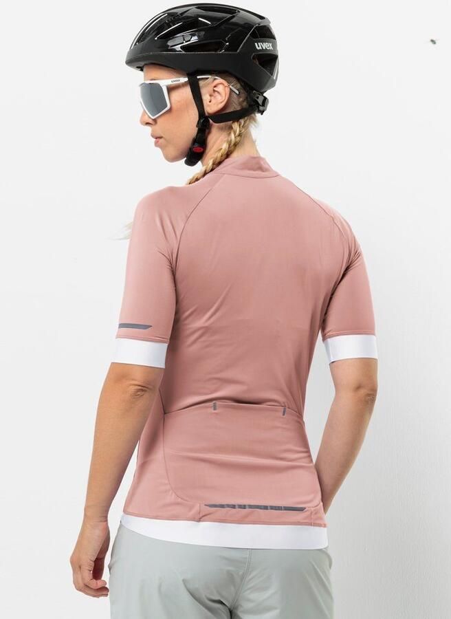 Jack Wolfskin Gravex FZ S|S Women Fietstricot Dames XXL rose dawn Rose Dawn - Foto 3