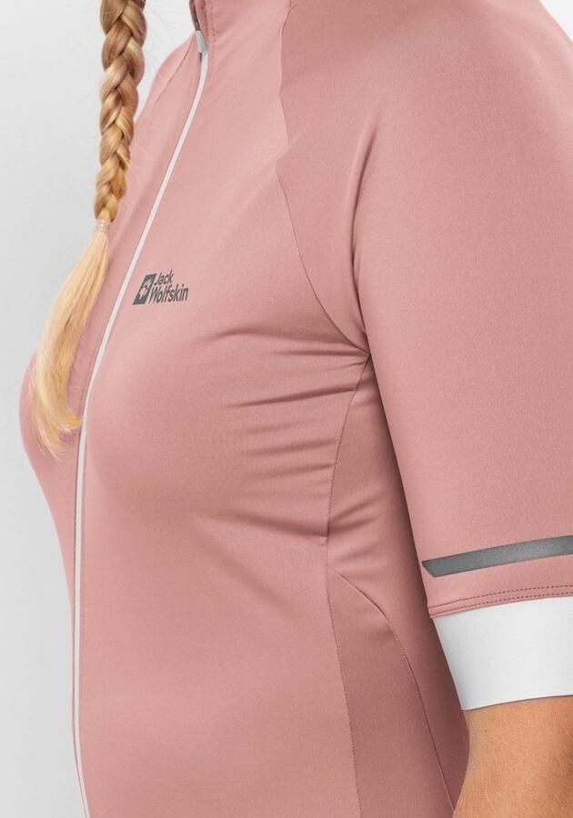 Jack Wolfskin Gravex FZ S|S Women Fietstricot Dames XXL rose dawn Rose Dawn - Foto 5