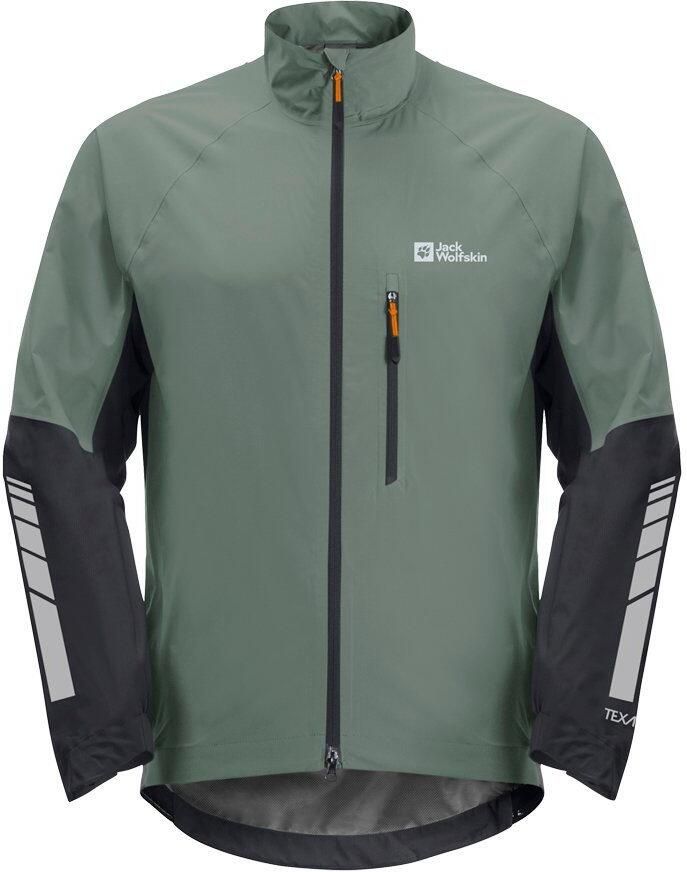 Jack Wolfskin Morobbia 2.5L Jacket Men Fiets-regenjack Heren XXL hedge green hedge green - Foto 2