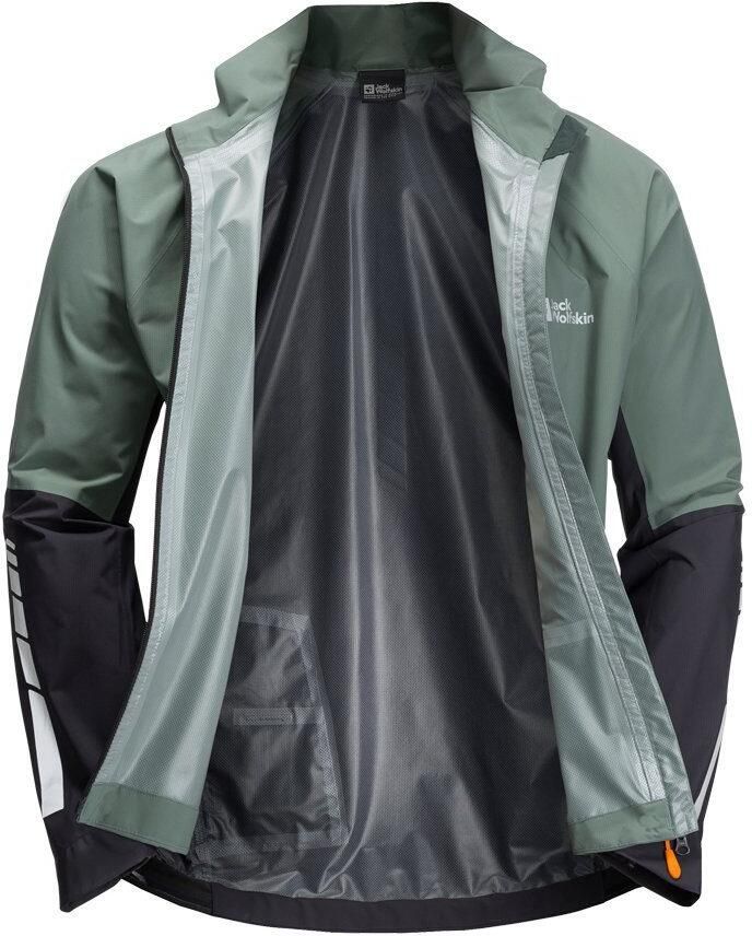 Jack Wolfskin Morobbia 2.5L Jacket Men Fiets-regenjack Heren XXL hedge green hedge green - Foto 3