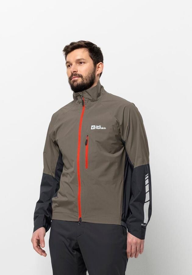 Jack Wolfskin Morobbia 2.5L Jacket Men Fiets-regenjack Heren XXL cold coffee cold coffee - Foto 8