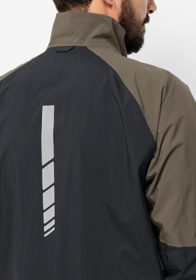 Jack Wolfskin Morobbia 2.5L Jacket Men Fiets-regenjack Heren XXL cold coffee cold coffee - Foto 6