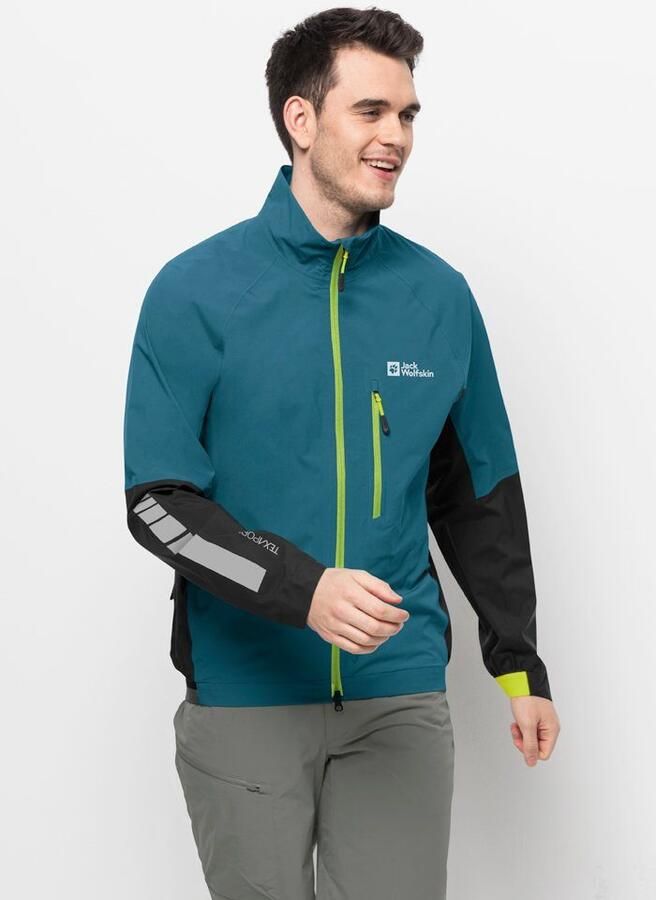 Jack Wolfskin Morobbia 2.5L Jacket Men Fiets-regenjack Heren XXL blue daze blue daze - Foto 6