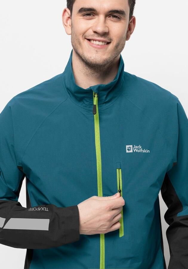 Jack Wolfskin Morobbia 2.5L Jacket Men Fiets-regenjack Heren XXL blue daze blue daze - Foto 3