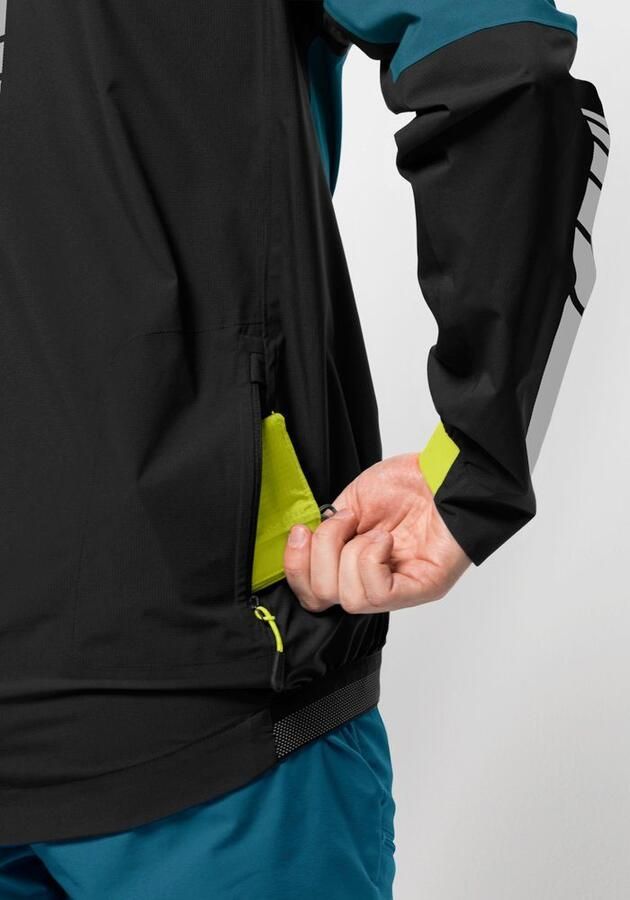 Jack Wolfskin Morobbia 2.5L Jacket Men Fiets-regenjack Heren XXL blue daze blue daze - Foto 5