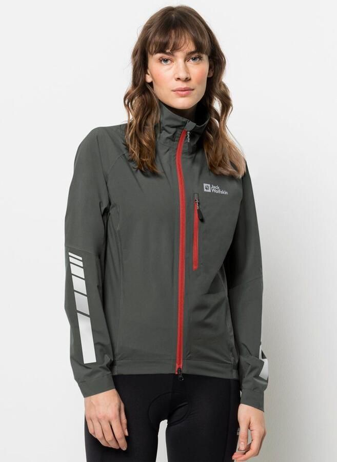 Jack Wolfskin Morobbia 2.5L Jacket Women Fiets-regenjack Dames XXL slate green slate green - Foto 5