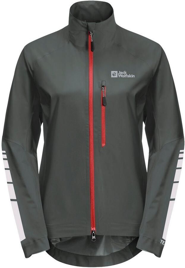 Jack Wolfskin Morobbia 2.5L Jacket Women Fiets-regenjack Dames XXL slate green slate green - Foto 4