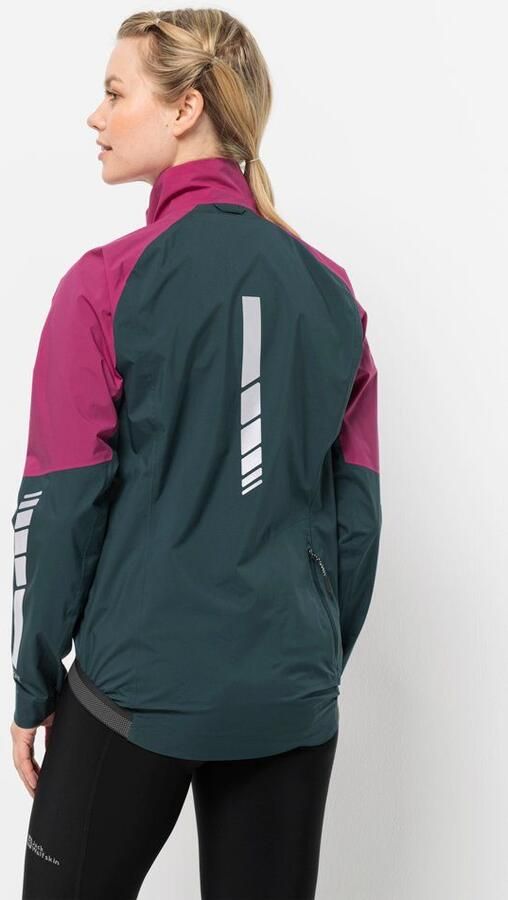 Jack Wolfskin Morobbia 2.5L Jacket Women Fiets-regenjack Dames XXL new magenta new magenta - Foto 7