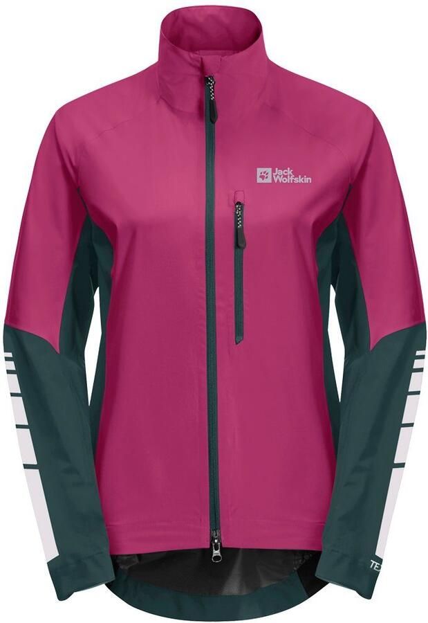 Jack Wolfskin Morobbia 2.5L Jacket Women Fiets-regenjack Dames XXL new magenta new magenta - Foto 5