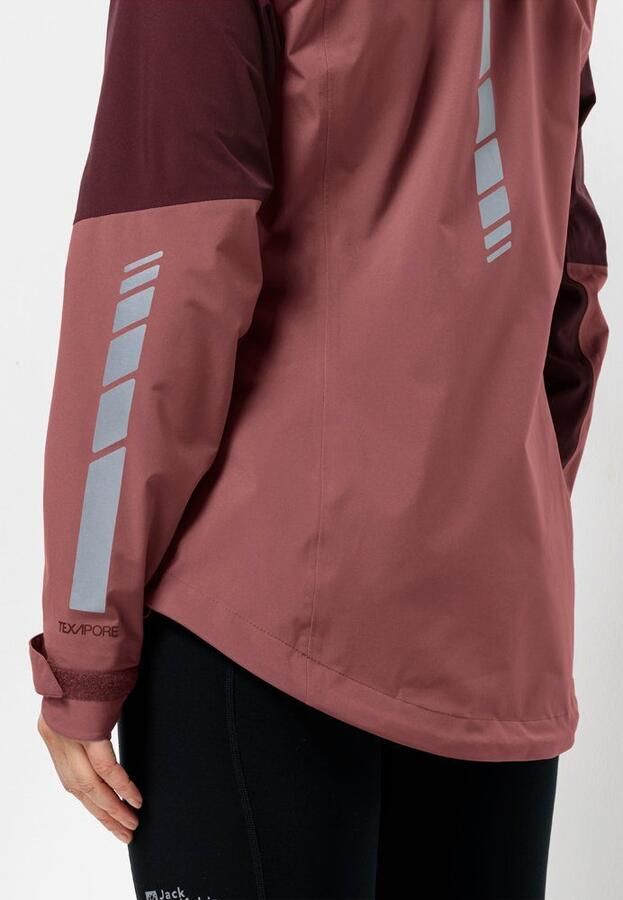 Jack Wolfskin Morobbia 3L Jacket Women Hardshell fiets-regenjack Dames XXL apple butter apple butter - Foto 7