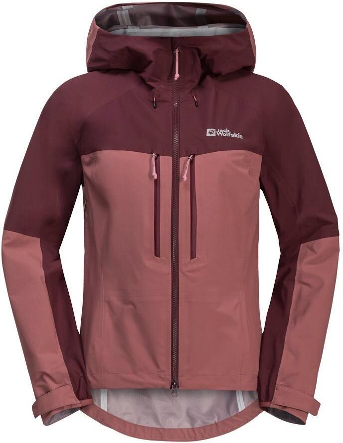Jack Wolfskin Morobbia 3L Jacket Women Hardshell fiets-regenjack Dames XXL apple butter apple butter