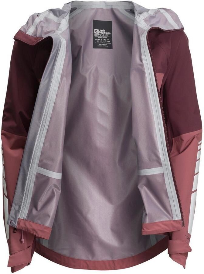Jack Wolfskin Morobbia 3L Jacket Women Hardshell fiets-regenjack Dames XXL apple butter apple butter - Foto 2