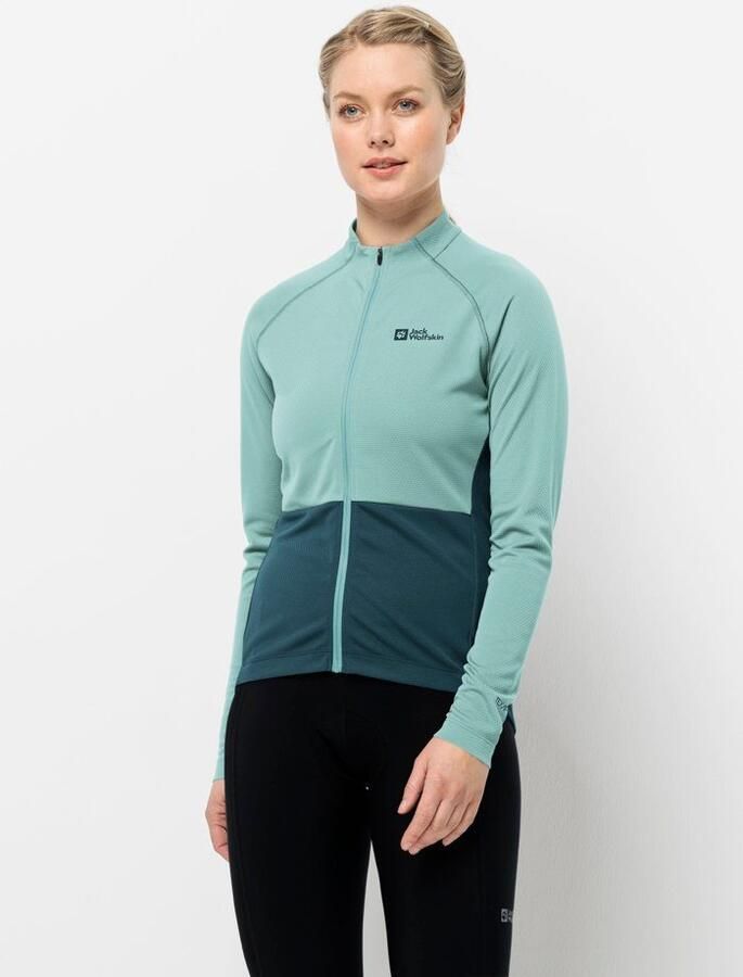 Jack Wolfskin Morobbia FZ L S Women Functioneel fietsjack Dames XXL sea foam sea foam - Foto 7