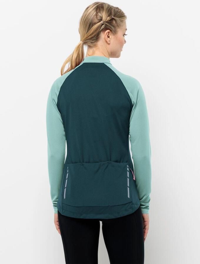Jack Wolfskin Morobbia FZ L S Women Functioneel fietsjack Dames XXL sea foam sea foam
