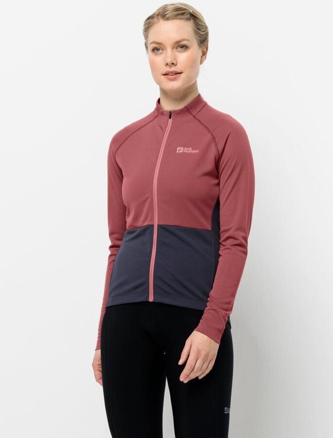 Jack Wolfskin Morobbia FZ L S Women Functioneel fietsjack Dames XXL apple butter apple butter - Foto 7