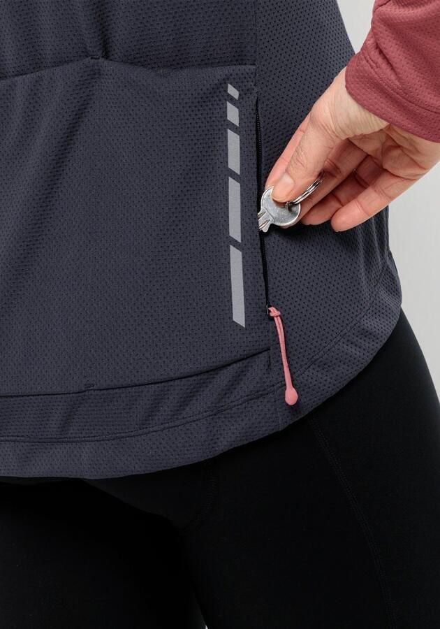 Jack Wolfskin Morobbia FZ L S Women Functioneel fietsjack Dames XXL apple butter apple butter - Foto 3