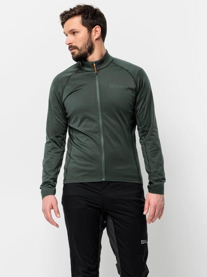 Jack Wolfskin Morobbia FZ Men Fiets-fleecejack Heren XXL black olive black olive - Foto 4