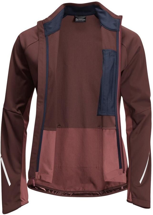 Jack Wolfskin Morobbia Jacket Women Softshell-fietsjack Dames XXL dark maroon dark maroon - Foto 2