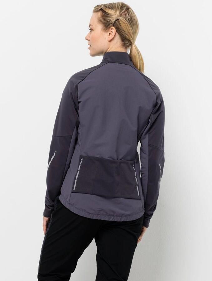 Jack Wolfskin Morobbia Jacket Women Softshell-fietsjack Dames XXL graphite
