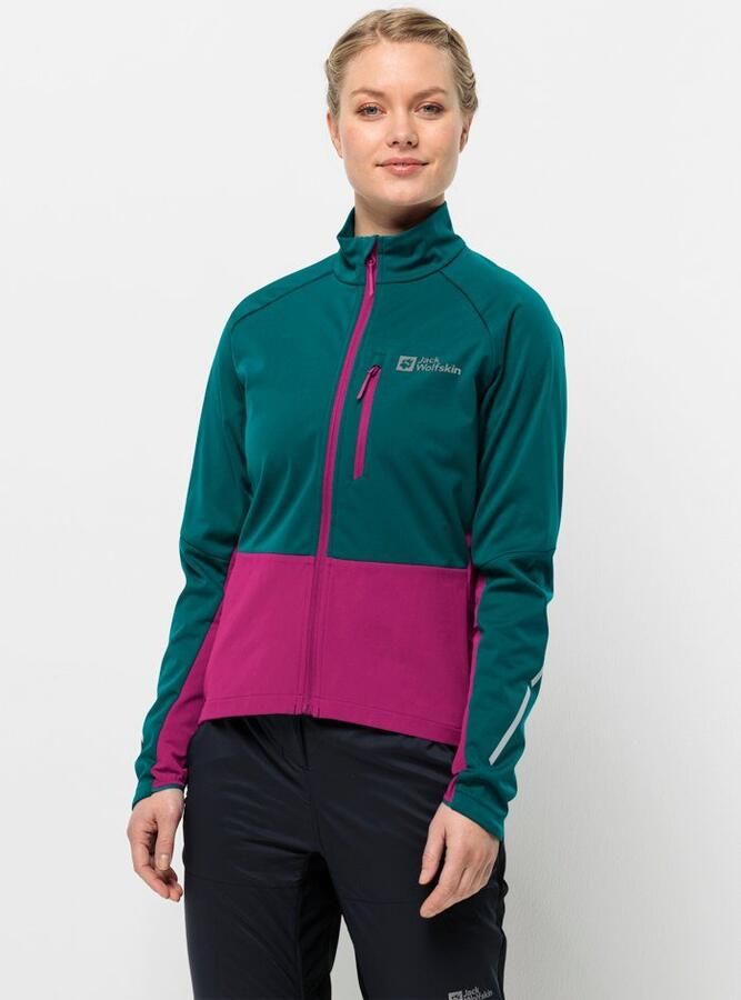 Jack Wolfskin Morobbia Jacket Women Softshell-fietsjack Dames XXL sea green sea green - Foto 8