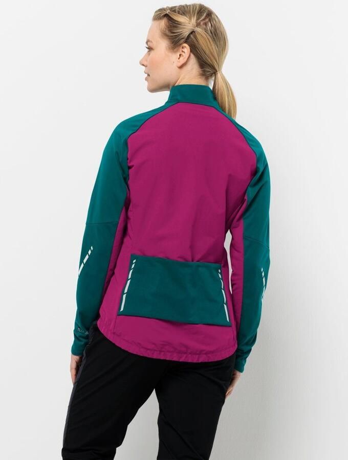 Jack Wolfskin Morobbia Jacket Women Softshell-fietsjack Dames XXL sea green sea green