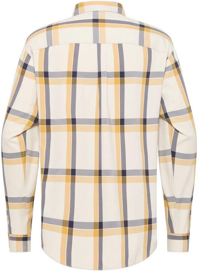 Jack Wolfskin Steinwand Shirt Men Flanellen overhemd Heren XXL panna cotta panna cotta