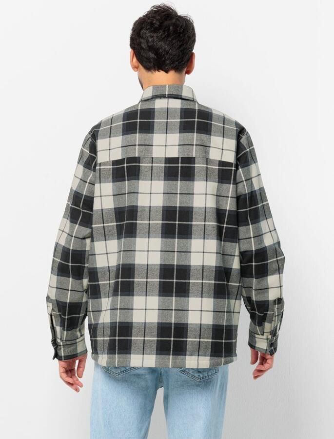 Jack Wolfskin VAN View Shirt Men Flanellen overhemd Heren XXXL cotton white 41 cotton white 41