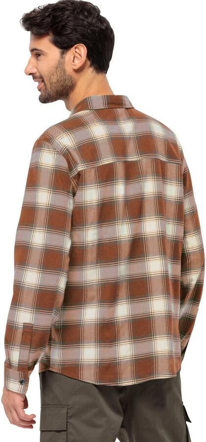 Jack Wolfskin Wanderweg Shirt Men Flanellen overhemd Heren 2XL intense rust intense rust - Foto 3