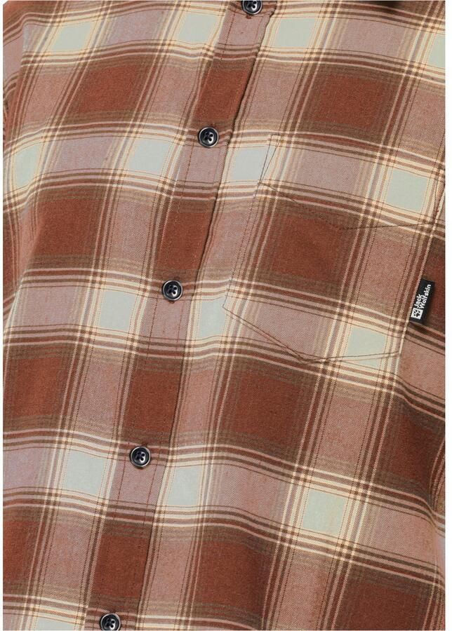 Jack Wolfskin Wanderweg Shirt Men Flanellen overhemd Heren 2XL intense rust intense rust - Foto 2