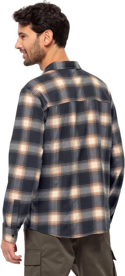 Jack Wolfskin Wanderweg Shirt Men Flanellen overhemd Heren XXXL dark navy dark navy - Foto 2