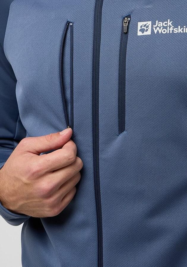Jack Wolfskin Alpgrat Extended Version Jacket Men Fleece jack Heren XXL nature blue nature blue - Foto 3