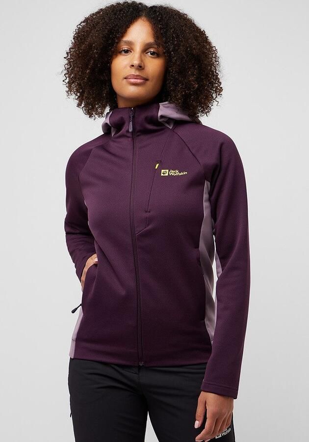 Jack Wolfskin Alpgrat Extended Version Jacket Women Fleece jack Dames XXL midnight plum midnight plum - Foto 6