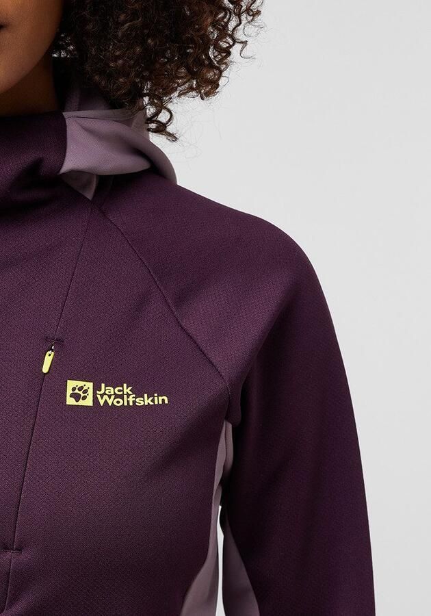 Jack Wolfskin Alpgrat Extended Version Jacket Women Fleece jack Dames XXL midnight plum midnight plum - Foto 3