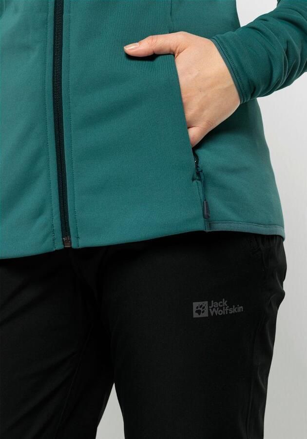 Jack Wolfskin Baiselberg FZ Women Fleece jack Dames XXL petrol - Foto 3