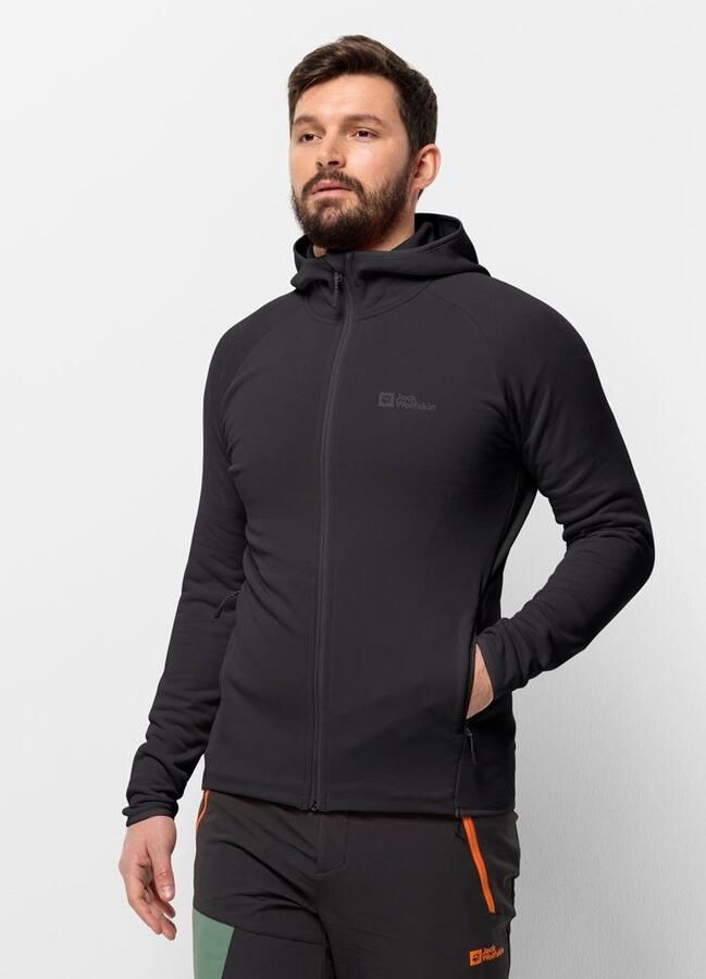 Jack Wolfskin Baiselberg Hooded FZ Men Fleece jack Heren XXXL phantom - Foto 6