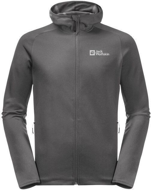 Jack Wolfskin Baiselberg Hooded FZ Men Fleece jack Heren XXXL slate - Foto 4