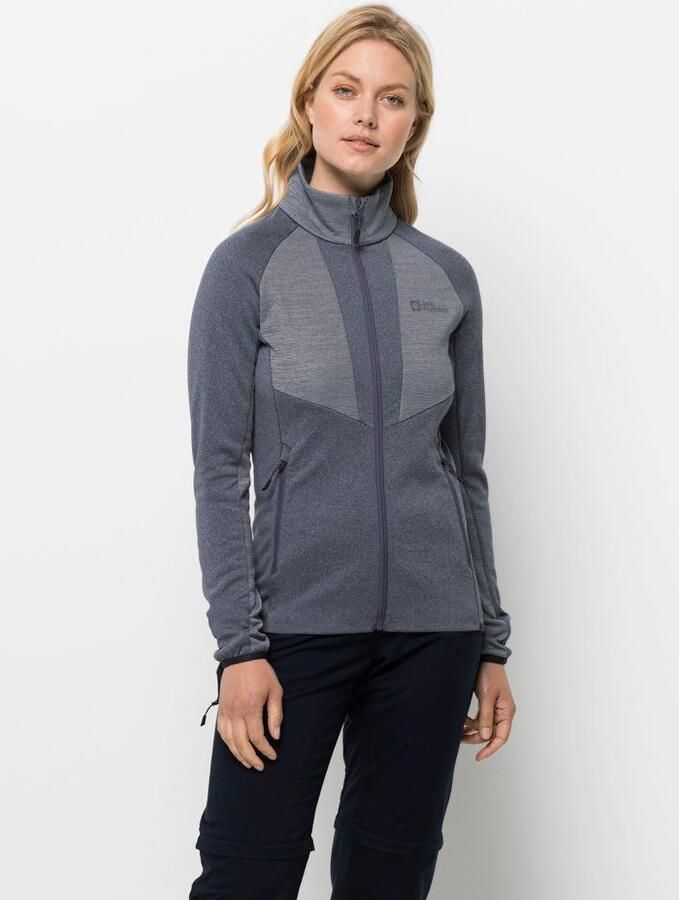 Jack Wolfskin Blattsteig FZ Women Fleece jack Dames XXL graphite - Foto 4