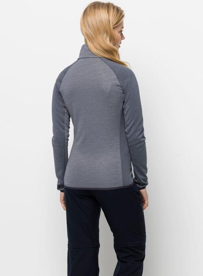 Jack Wolfskin Blattsteig FZ Women Fleece jack Dames XXL graphite - Foto 2