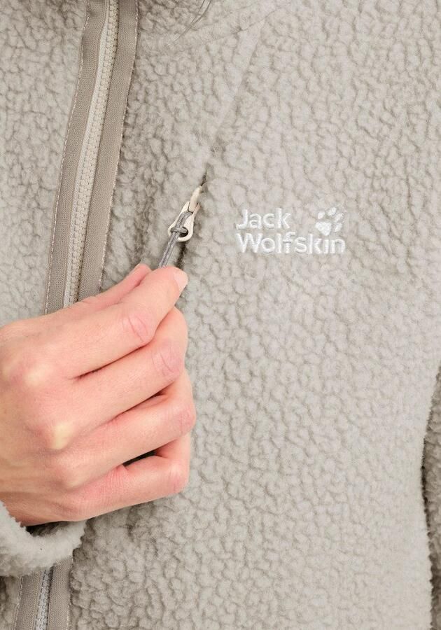 Jack Wolfskin Cradle Mountain Pile FZ Women Fleece jack Dames XXL pale sand pale sand - Foto 6