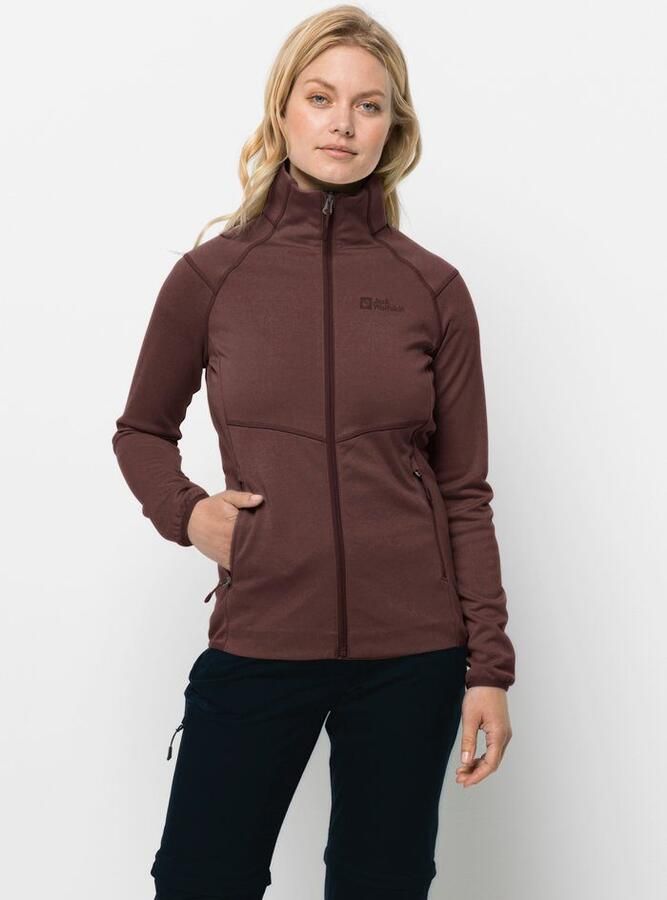 Jack Wolfskin Fortberg FZ Women Fleece jack Dames XXL dark maroon dark maroon - Foto 4