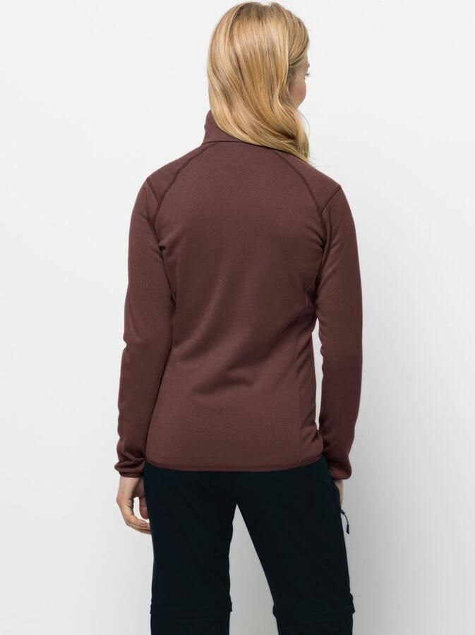 Jack Wolfskin Fortberg FZ Women Fleece jack Dames XXL dark maroon dark maroon