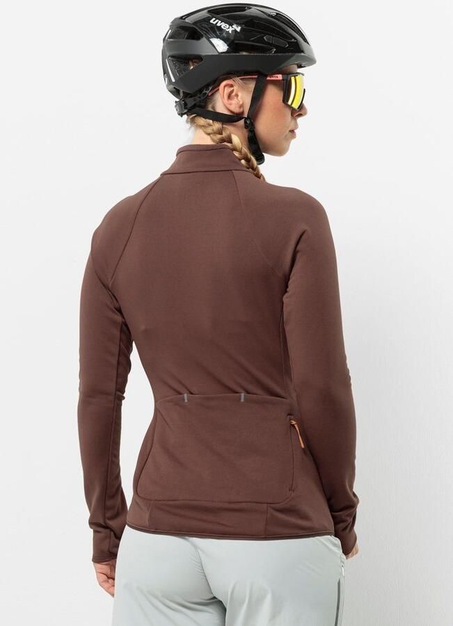 Jack Wolfskin Gravex Thermo FZ Women Fiets-fleecejack Dames XXL dark rust Dark Rust - Foto 4
