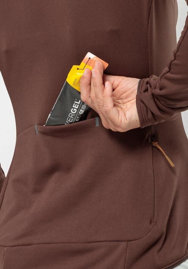 Jack Wolfskin Gravex Thermo FZ Women Fiets-fleecejack Dames XXL dark rust Dark Rust - Foto 5