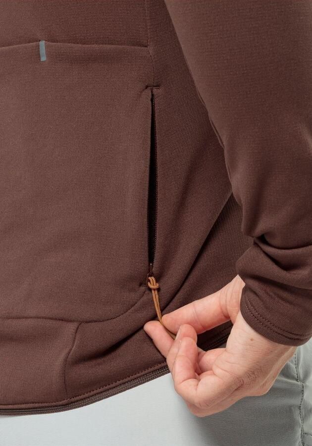 Jack Wolfskin Gravex Thermo FZ Women Fiets-fleecejack Dames XXL dark rust Dark Rust - Foto 6