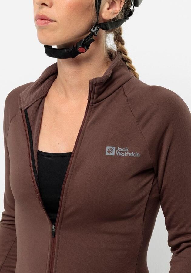 Jack Wolfskin Gravex Thermo FZ Women Fiets-fleecejack Dames XXL dark rust Dark Rust - Foto 7
