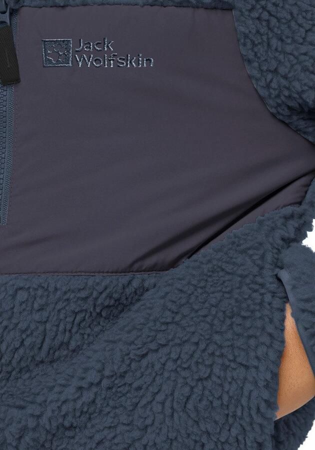 Jack Wolfskin Ice Curl Hood Jacket Kids Fleece jack met capucon Kinderen 104 midnight sky midnight sky - Foto 3
