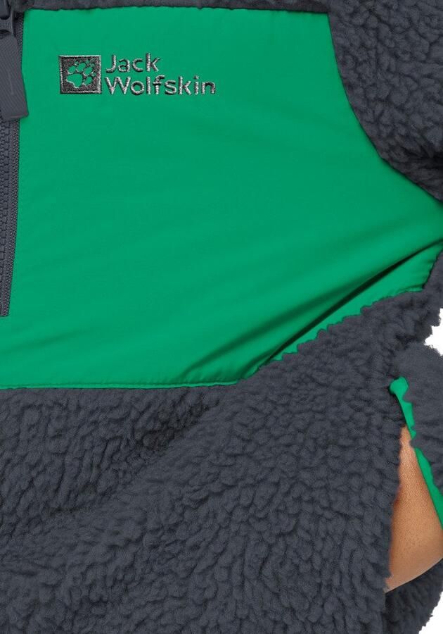 Jack Wolfskin Ice Curl Hood Jacket Kids Fleece jack met capucon Kinderen 104 phantom green phantom green - Foto 4