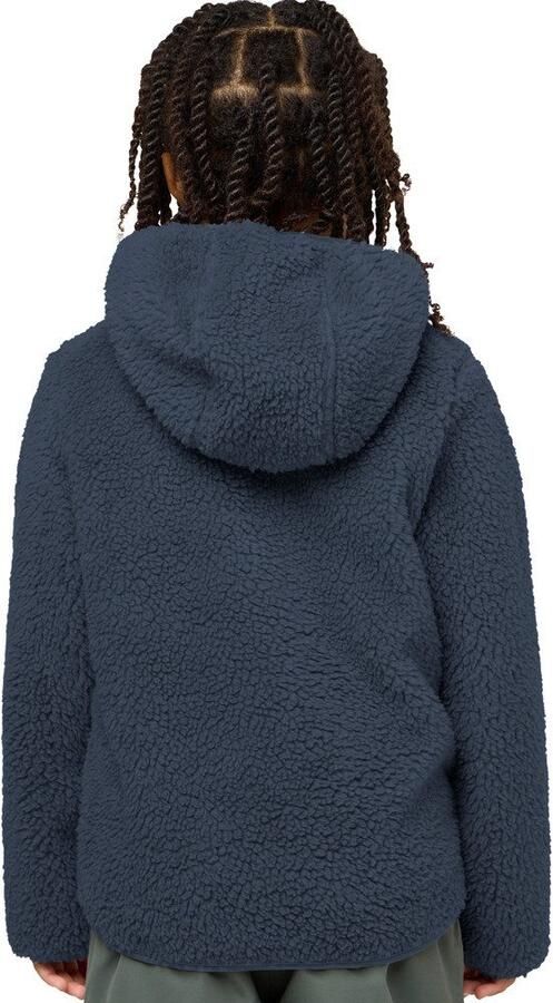 Jack Wolfskin Ice Curl Hood Jacket Kids Fleece jack met capucon Kinderen 104 midnight sky midnight sky - Foto 4