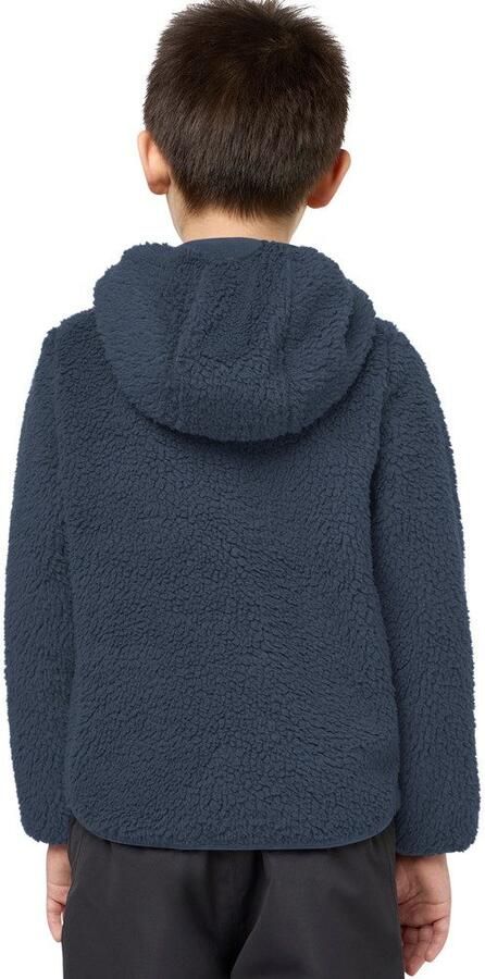Jack Wolfskin Ice Curl Hood Jacket Kids Fleece jack met capucon Kinderen 104 midnight sky midnight sky - Foto 6