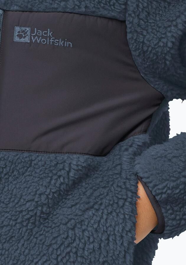 Jack Wolfskin Fleecejack ICE CURL JACKET K Verwar d winddicht overgangsjas voor kinderen - Foto 4